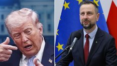 Donald Trump i Władysław Kosiniak-Kamysz