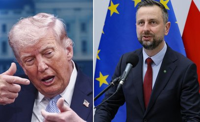 Donald Trump i Władysław Kosiniak-Kamysz