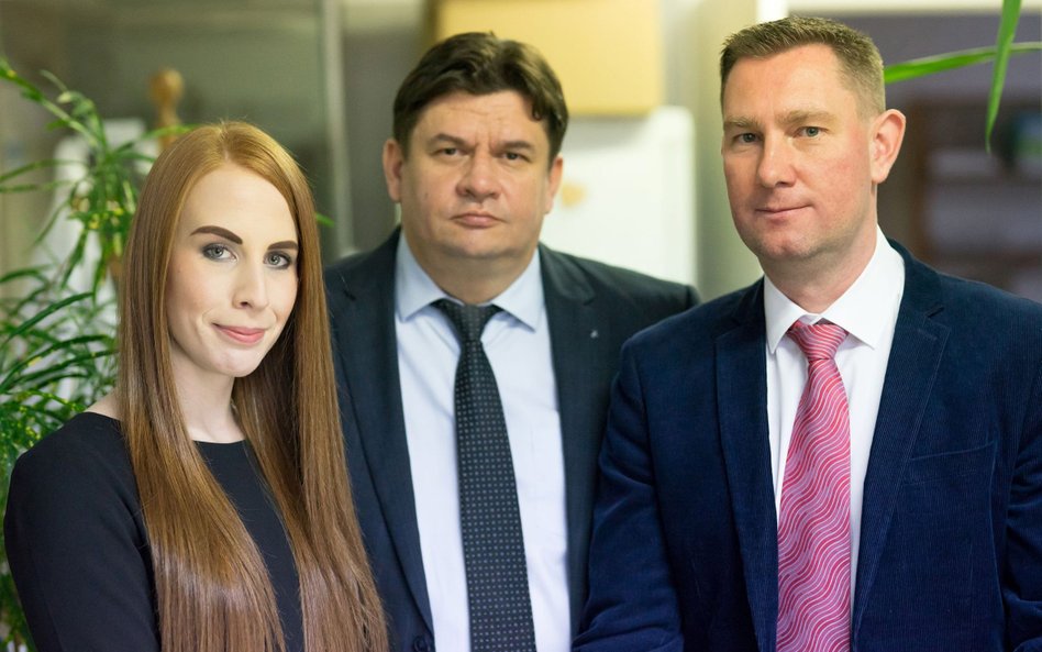 Od lewej: dr n. med. Wioletta Rozpędek-Kamińska, prof. dr hab. n. med. Ireneusz Majsterek, prof. dr 