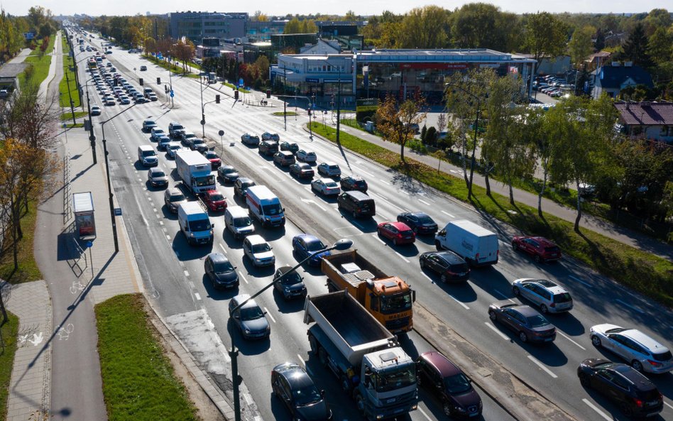 Buspas na ulicy Puławskiej