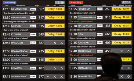 Hala odlotów lotniska Haneda  w Tokio