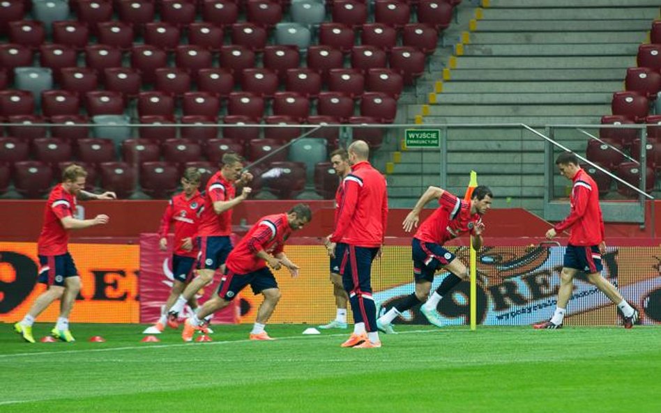 Szkoci trenowali na Stadionie Narodowym