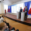 Październikowa konferencja prasowa ministra finansów Jacka Rostowskiego i ministra skarbu państwa Mi