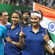 Sania Mirza (w opasce)