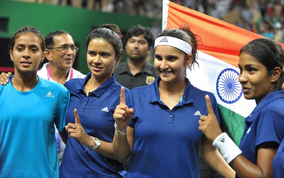 Sania Mirza (w opasce)