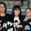 Byłe posłanki Kukiz'15 Magdalena Błeńska i Anna Siarkowska oraz posłanka niezrzeszona Małgorzata Jan