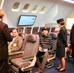 Lufthansa prezentowała kabinę swojego samolotu podczas targów turystycznych ITB w Berlinie