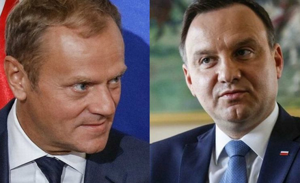 Sondaż prezydencki: Duda o włos przed Tuskiem