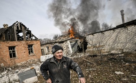 Płonie Czasiw Jar, gdzie Ukraińcy bronią drogi zaopatrzeniowej do Bachmutu