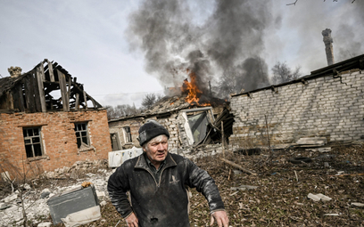 Płonie Czasiw Jar, gdzie Ukraińcy bronią drogi zaopatrzeniowej do Bachmutu