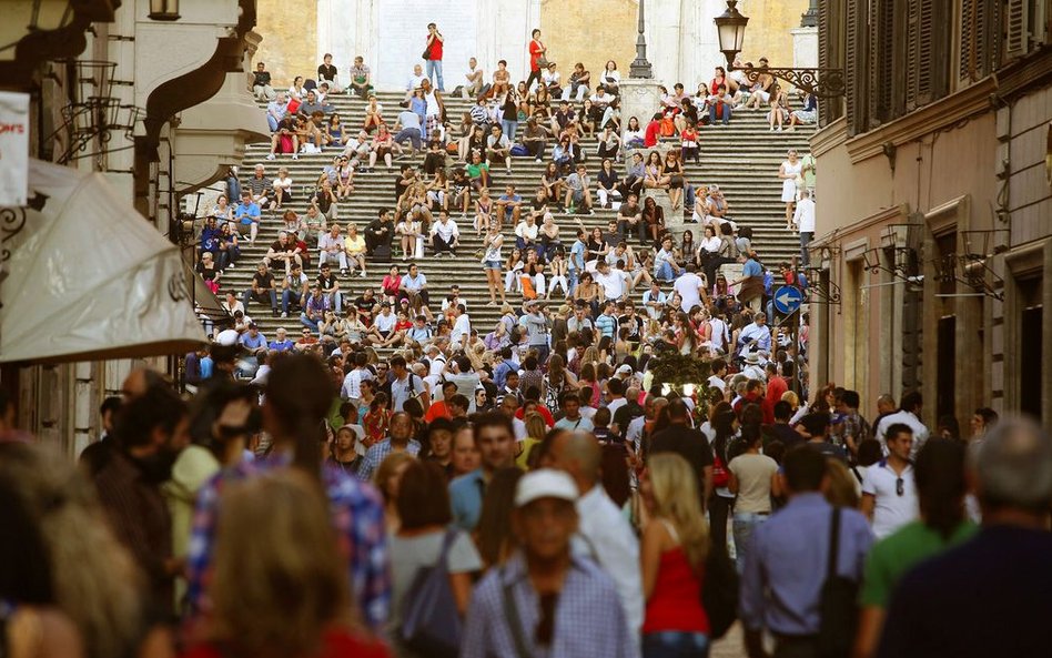 Schody Hiszpańskie w Rzymie