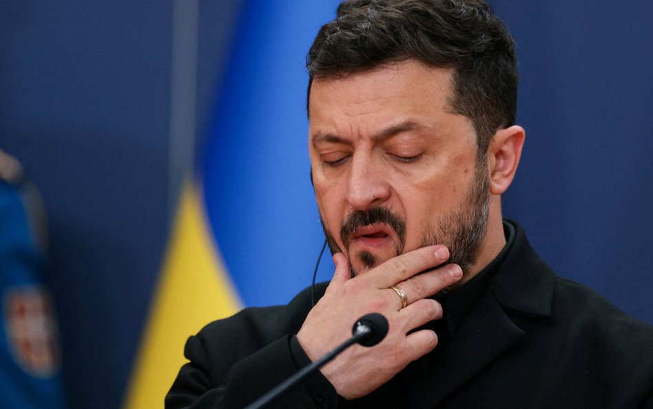 Prezydent Ukrainy Wołodymyr Zełenski