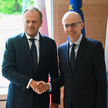 Donald Tusk i Luc Frieden