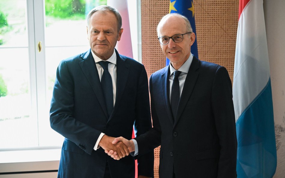 Donald Tusk i Luc Frieden