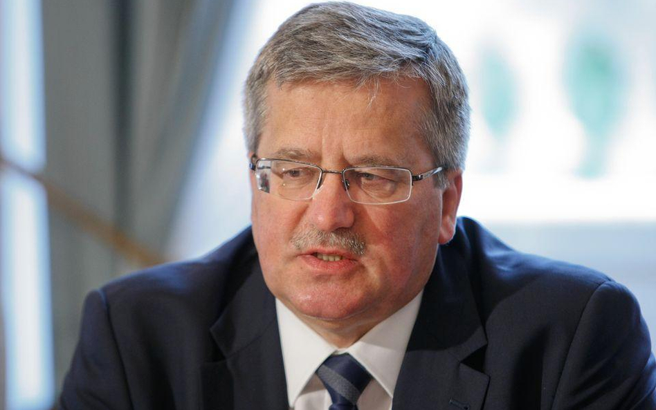 Prezydent Bronisław Komorowski