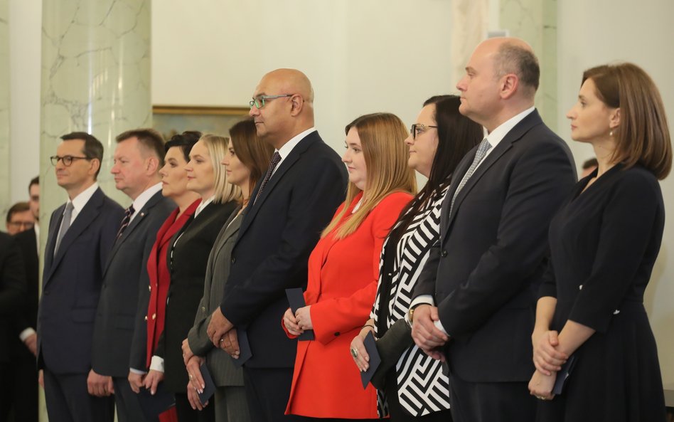 Uroczystość powołania i zaprzysiężenia Rady Ministrów