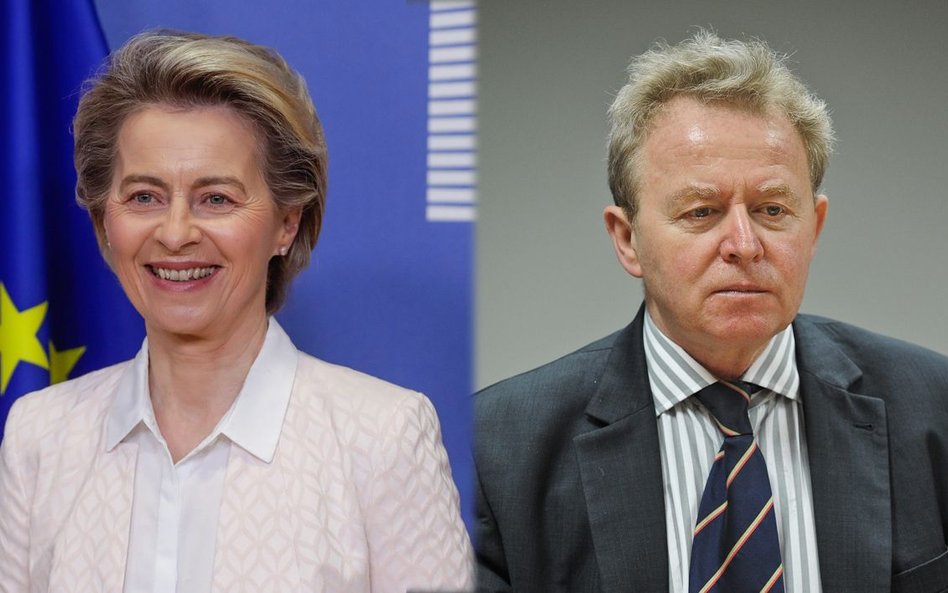 Ursula von der Leyen i Janusz Wojciechowski