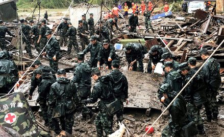 Tajfun Lekima: 44 ofiary i ogromne zniszczenia w Chinach