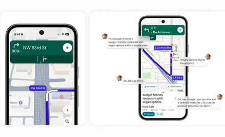 Sztuczna inteligencja wesprze Mapy Google. „Jak przyjaciel na miejscu pasażera”