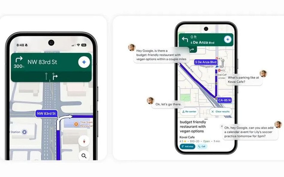Sztuczna inteligencja wesprze Mapy Google. „Jak przyjaciel na miejscu pasażera”
