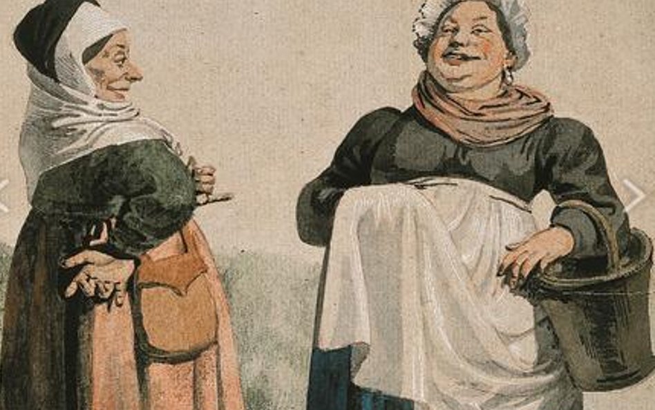 3. Johann Gottfried Schadow, (1764-1850), Dwie przekupki, 1838, akwarela, Muzeum Narodowe w Poznaniu