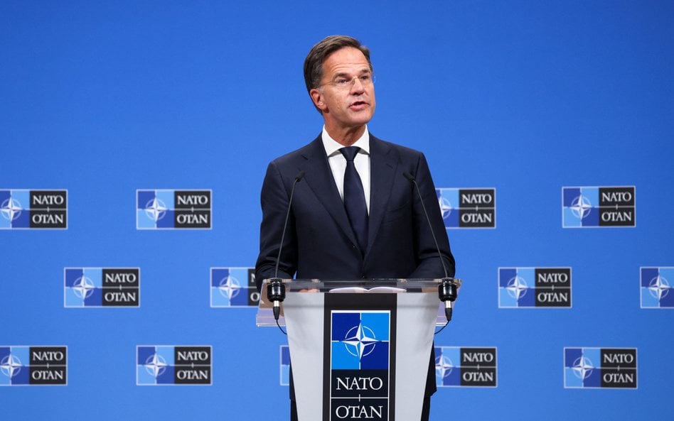 Sekretarz generalny NATO Mark Rutte
