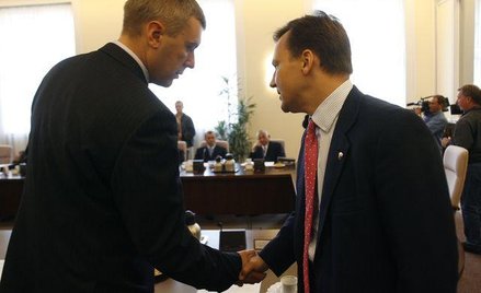 Roman Giertych i Radosław Sikorski