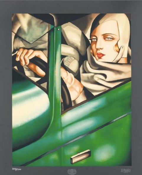 Od 30 tys. zł licytowana będzie sławna grafika Tamary Łempickiej.