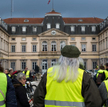 Protest żółtych kamizelek (zdjęcie z listopada 2018)