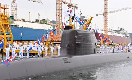 Południowokoreański okręt z pokładu którego wystrzelono rakietę SLBM