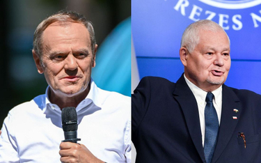 Donald Tusk i Adam Glapiński