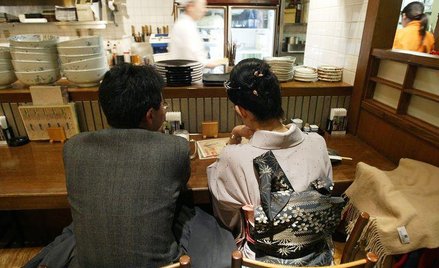 Restauracja w stolicy Japonii Tokio