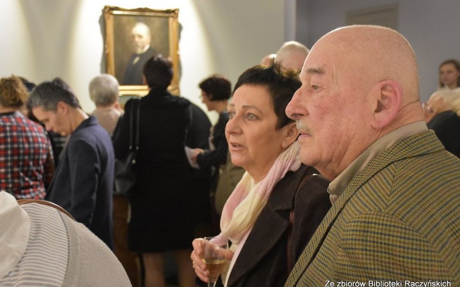 Juliusz Sienkiewicz (wnuk pisarza) z małżonką - Inauguracja Roku Sienkiewiczowskiego 16.02.2016
