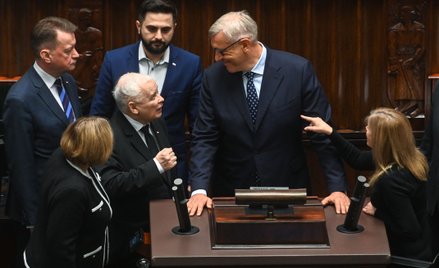 Jarosław Kaczyński i Roman Giertych