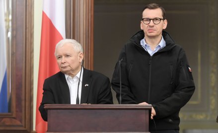 Jarosław Kaczyński i Mateusz Morawiecki