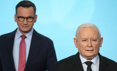 Prezes Prawa i Sprawiedliwości Jarosław Kaczyński i wiceprezes PiS, prezes Stowarzyszenia Rozwój Plu