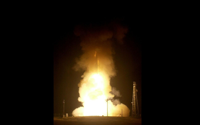 USA testowały pocisk Minuteman III już ok. 300 razy. Na zdjęciu - próbne wystrzelenie pocisku w 2002