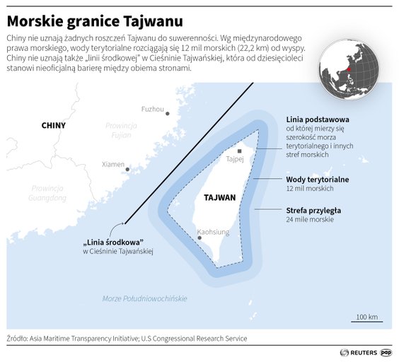 Morskie granice Tajwanu