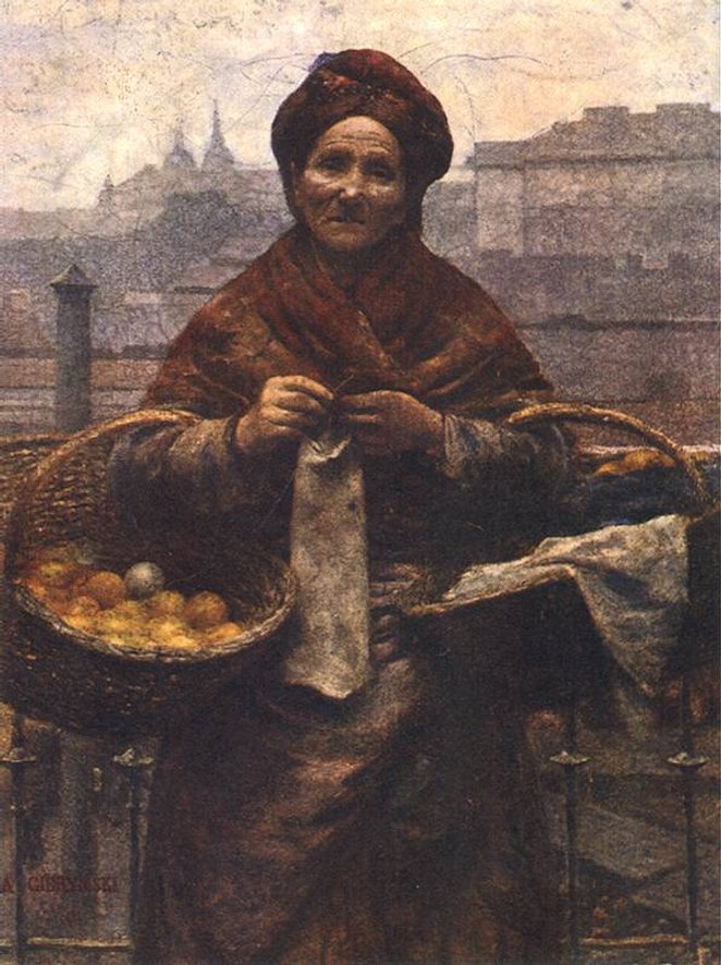Aleksander Gierymski "Żydówka z cytrynami"