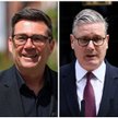 Keir Starmer (z lewej) zrezygnował ze stanowiska premiera Wielkiej Brytanii, ale jednoznacznie nie w