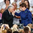 Jeszcze podczas wieczoru wyborczego Beata Szydło i Jarosław Kaczyński demonstrowali zgodną współprac