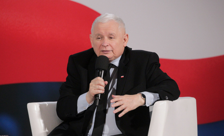 Prezes PiS Jarosław Kaczyński w Ostródzie