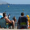 Francja: Plażowicze oglądali pożar jachtu