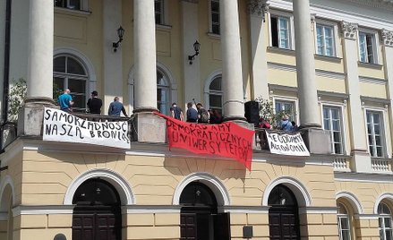 Protest na Uniwersytecie Warszawskim. Nie chcą reformy Gowina