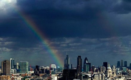 Podwójna tęcza nad Londynem