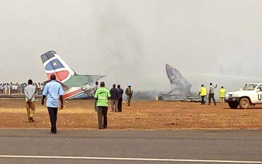 Samolot pasażerski rozbił się w Sudanie Południowym
