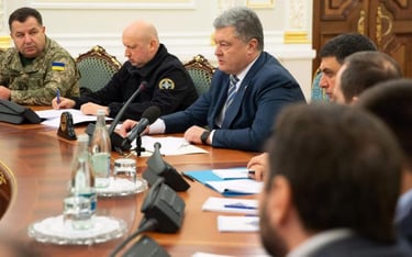 Prezydent Petro Poroszenko przewodniczył posiedzieniu ukraińskiej Rady Bezpieczeństwa Narodowego i O