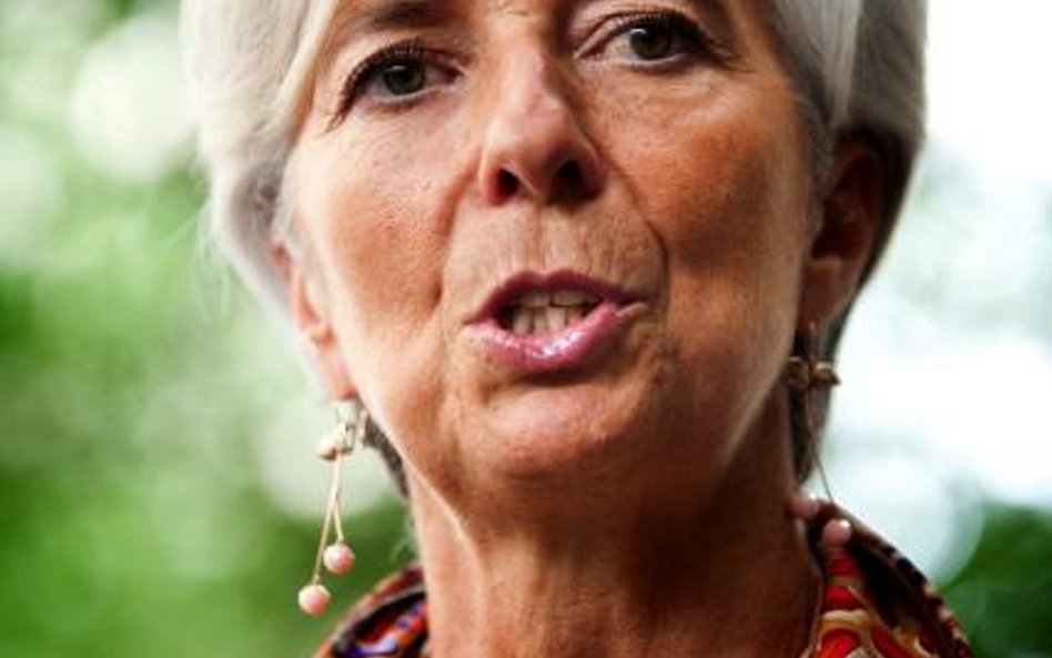 Christine Lagarde, dyrektor wykonawczy MFW Fot. bloomberg
