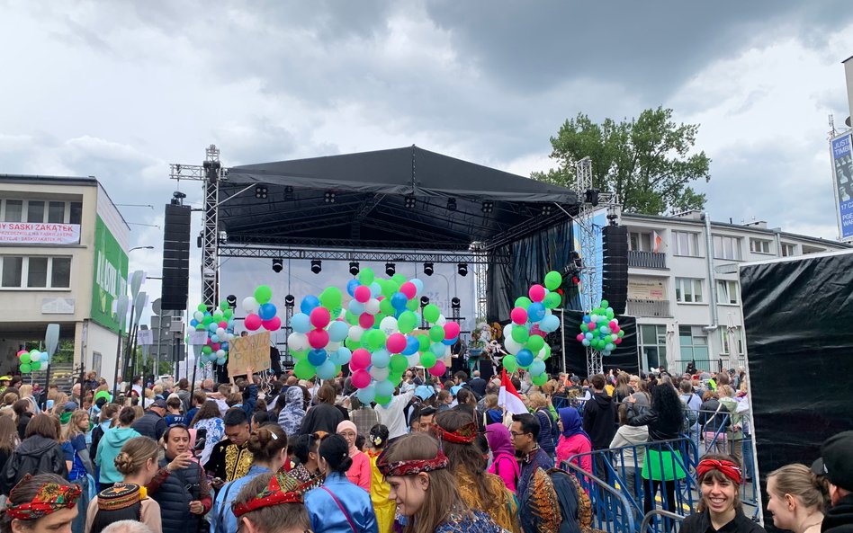 Scena przy Rondzie Waszyngtona