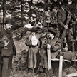 Alice Guy-Blaché (w środku, siedzi) podczas kręcenia filmu „Życie Chrystusa”, 1906